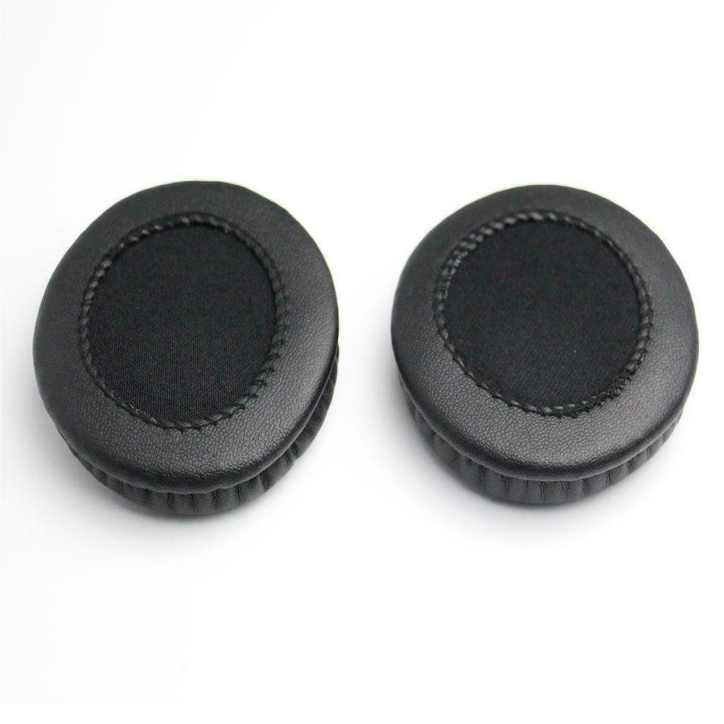 Premium 85mm Headphones Earpads Artificial leather Foam Ear Cushions Black