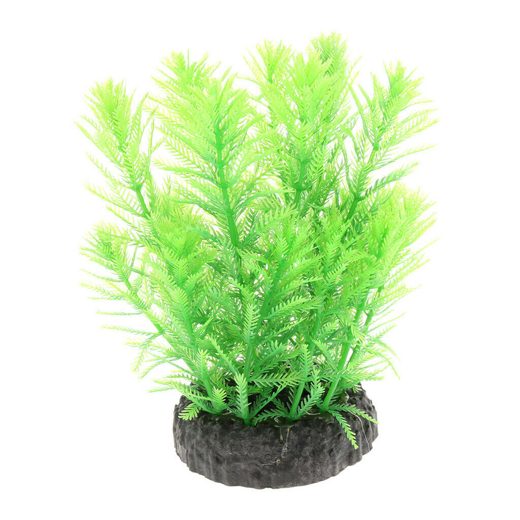 Lifelike Vibrant Artificial Water Grass Plant for Aquarium Green