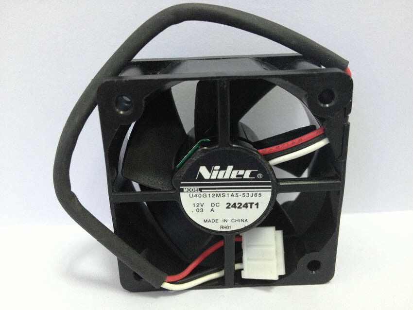For 1pc Nidec U40G12MS1A5-53J65 Fan 12V 0.03A 4020 3pin