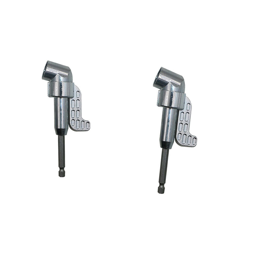 2PCS 105 Degree Angle Driver Screwdriver Bit with Mag-net and Lock Device, the