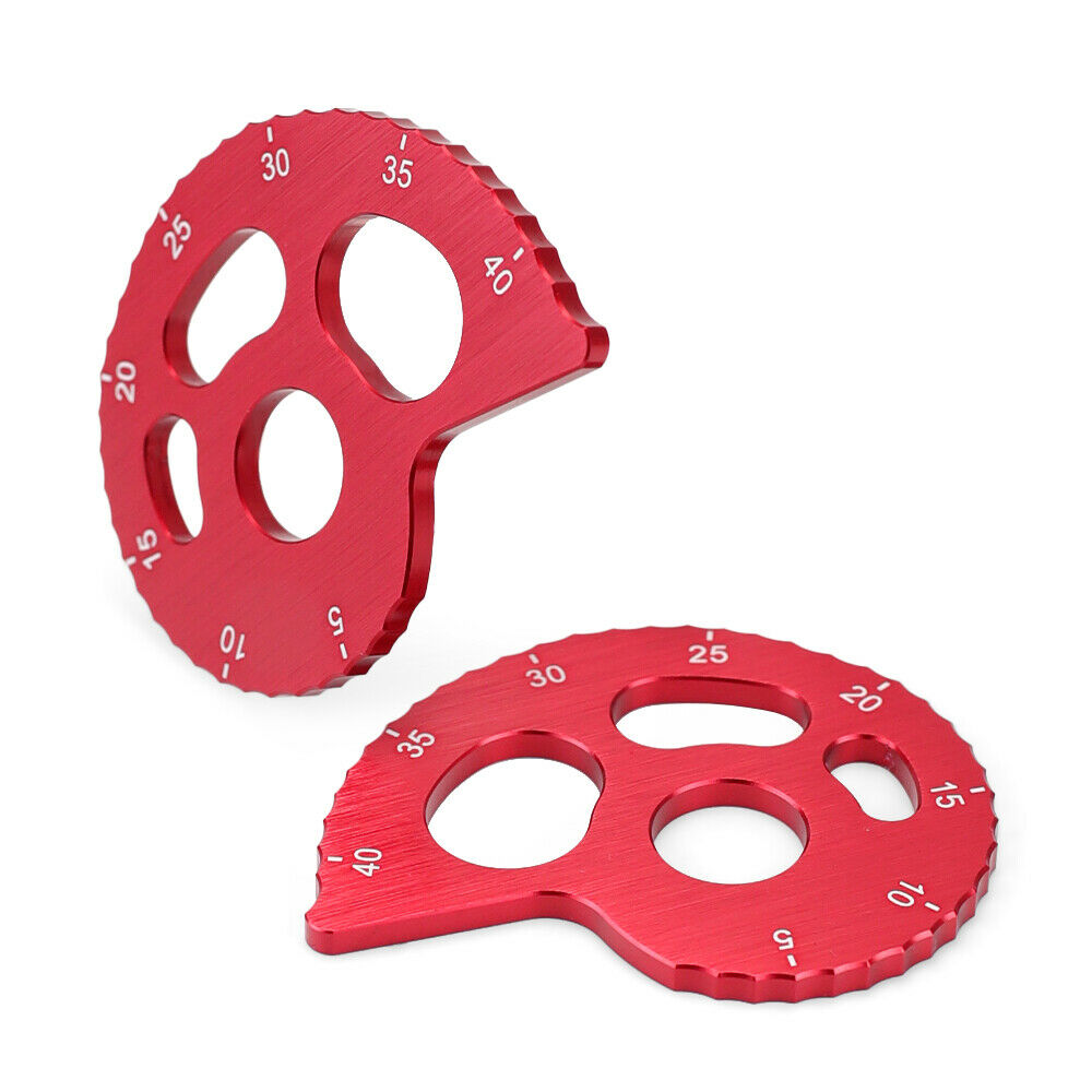 Red CNC Chain Adjuster For SUZUKI DR200S/SE/R DR125SE/SM DR350S DR350SM