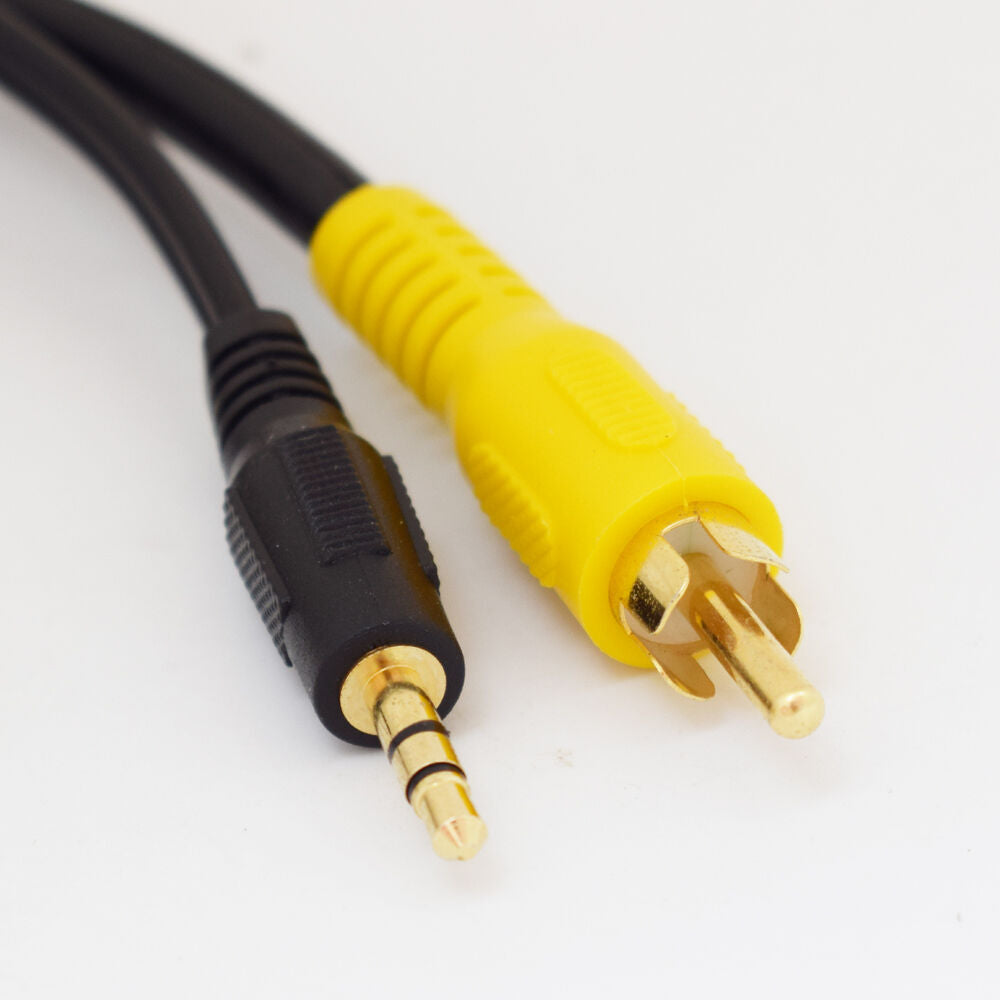 4pcs 3.5mm Stereo Male to 2x RCA Female+1pc RCA Male to RCA Female Adapter Cable
