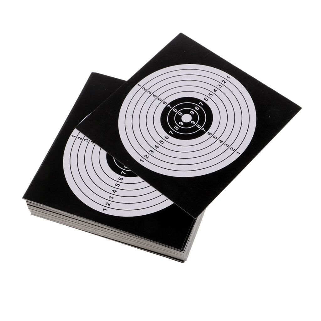 200x 5.5"x5.5" Adhesive Target Reactive Paper Targets for Practice Training