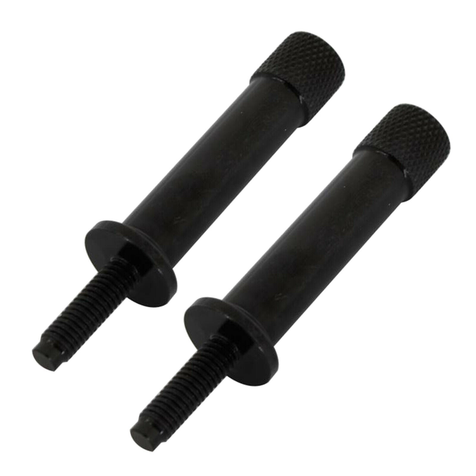 2Pieces Quick Release Tool Free Seat Bolts Aluminum for  Scrambler Black