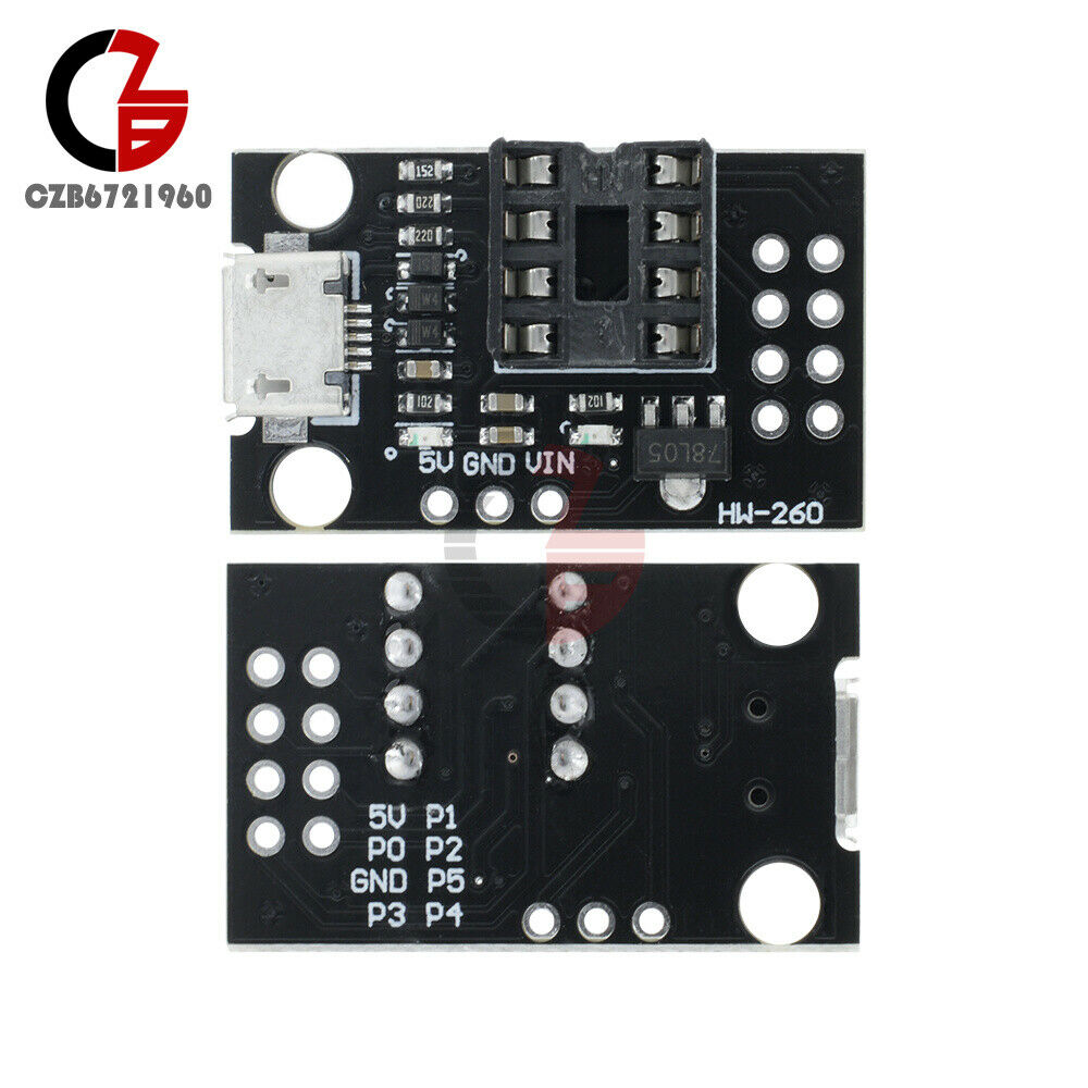 2Pcs Fit For ATtiny13A/ATtiny25/ATtiny85/ATtiny45 Development Programmer Board