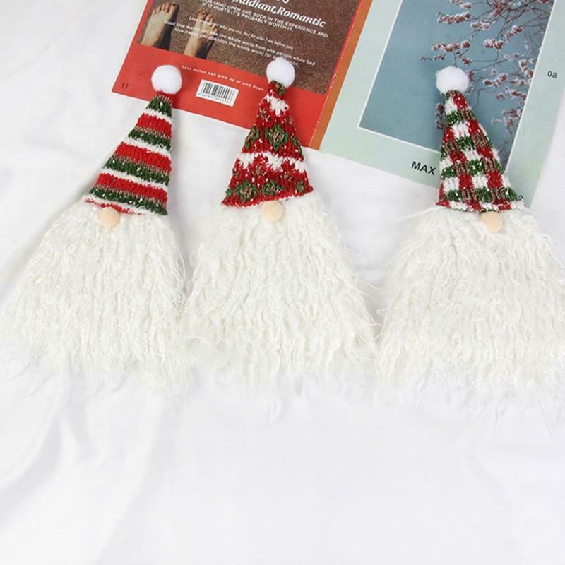 6pcs Christmas Gnome Wine Bottle Cover Handmade Swedish Gnome Wine Bottle Topper