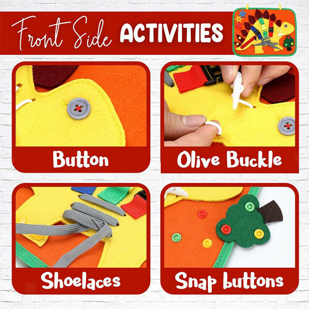 Busy Board Early Educational Skills Training Airplane Toys 1-3 Ages Gift