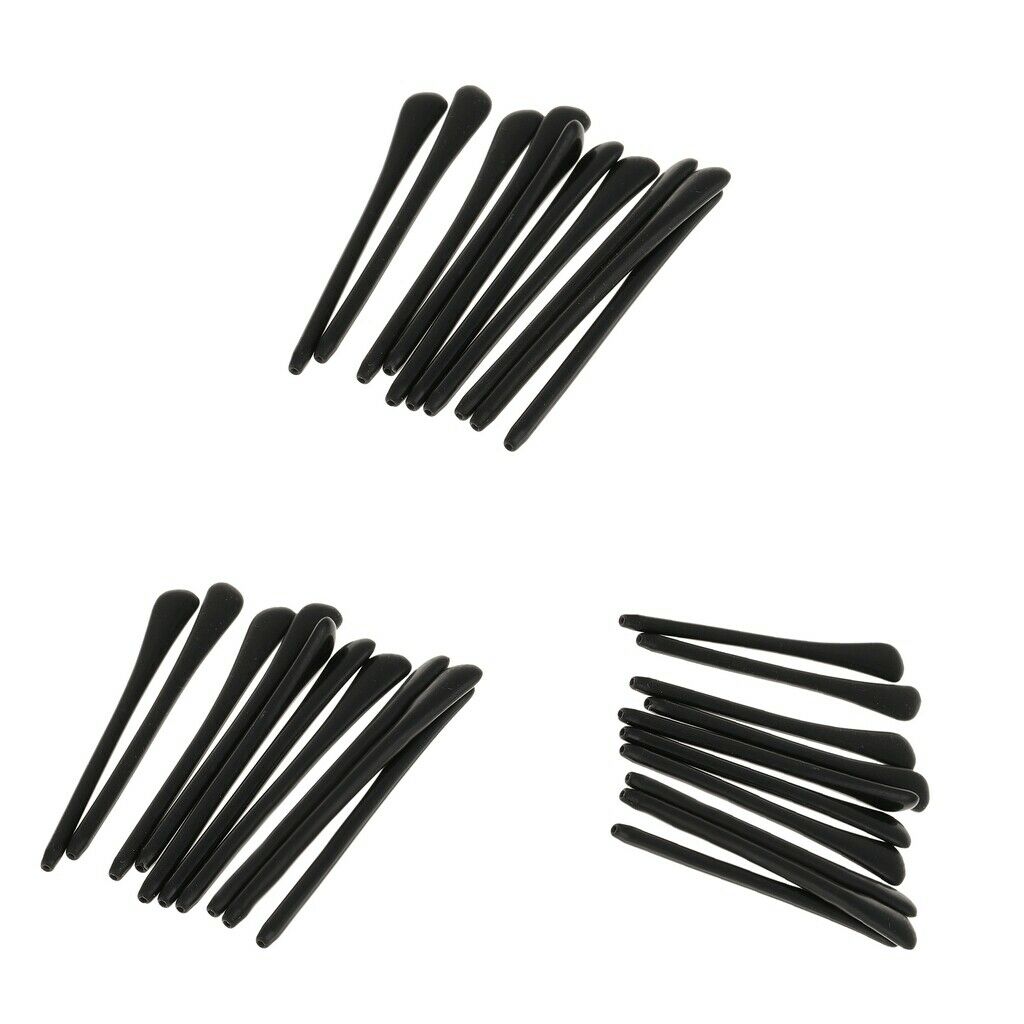 30Pcs Silicone Eyeglasses Eyewear Frame Temple End Tips Ear Sock Tubes Black