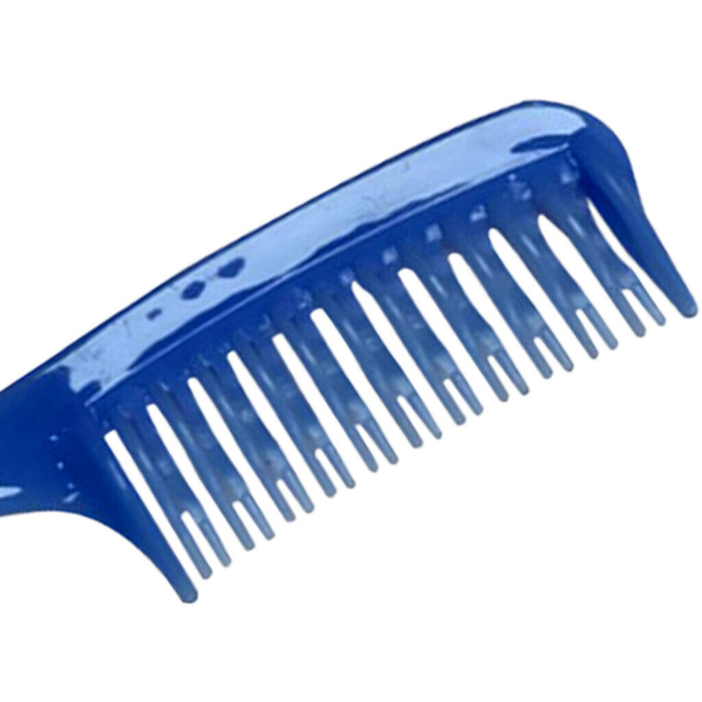 4x Wet Curly Haircutting Double Rows Teeth De r Comb Hairdressing Brush