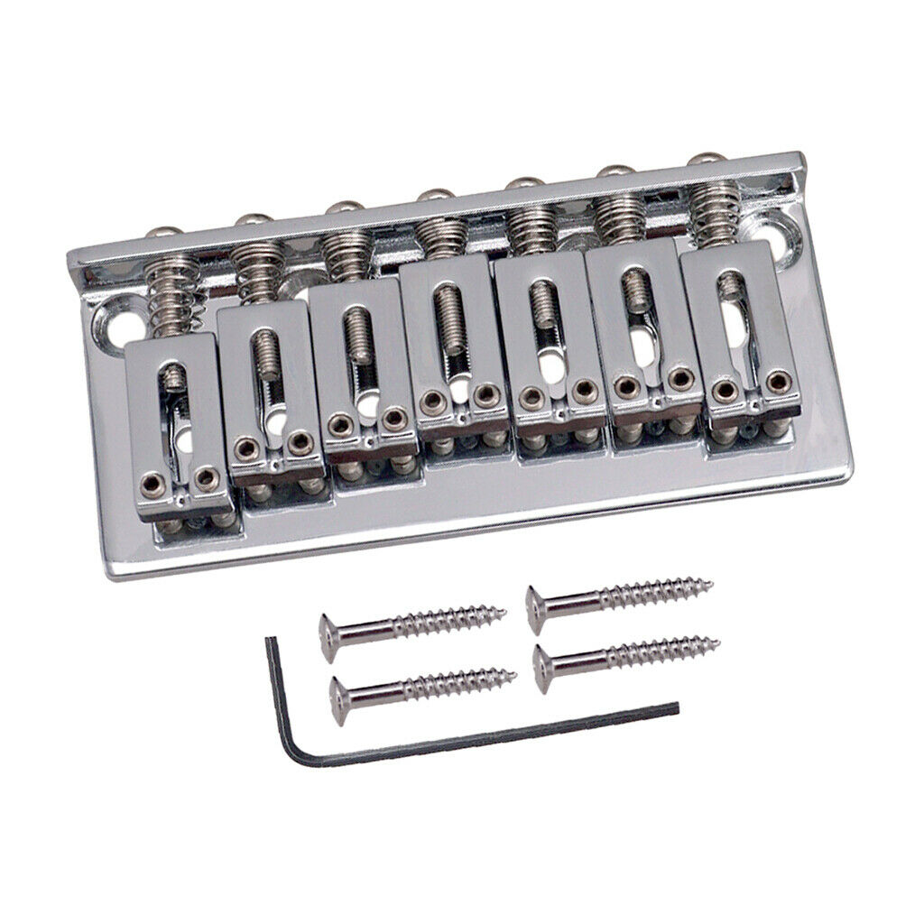 7 String Fixed Type Bridge with Wrench Screws for Electric Guitar