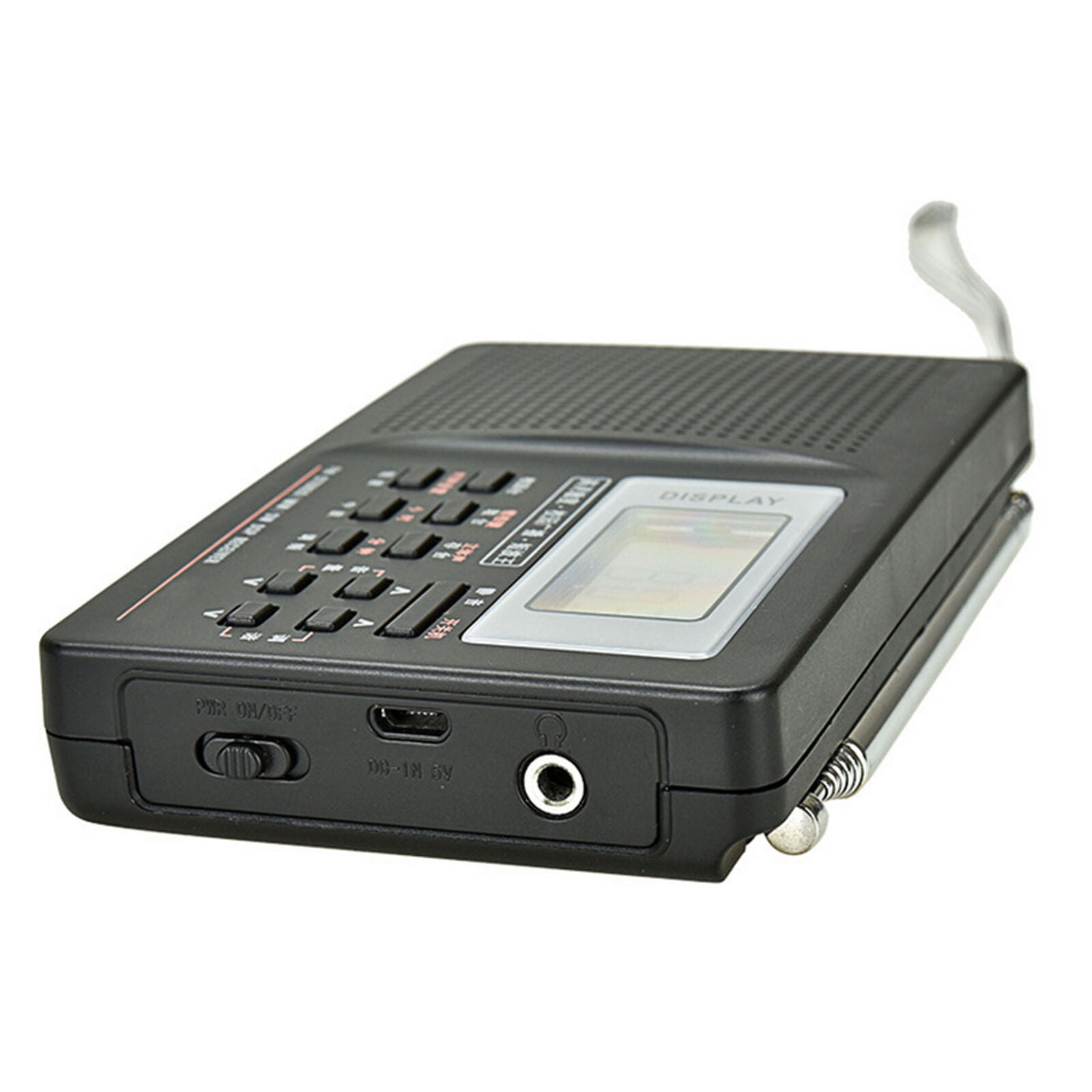Portable Full Band Stereo FM/MW/SW/LW Radio Receiver Digital Sound + Alarm