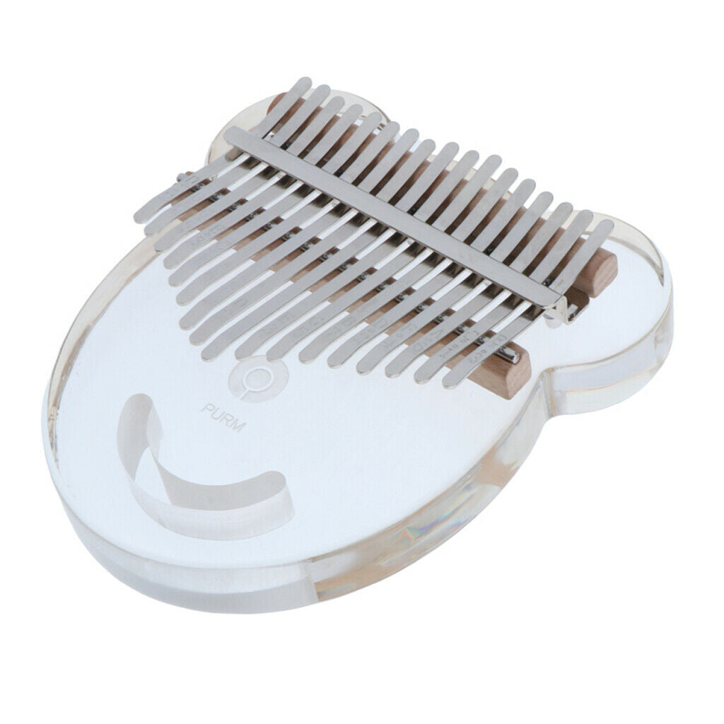 Crystal Clear 17 Key Kalimba Mbira Thumb Piano Gift Musical Instrument