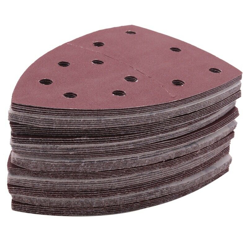 60Pcs Sanding Plate, Mouse Sander For Psm 200 Aes, Psm 18 And All Vibration MuY7