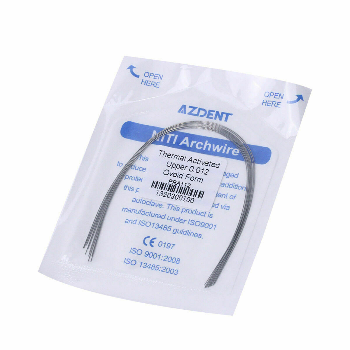 30 X Dental Ortho Heat Thermal Activated Niti Arch Wire Round Upper/Lower AZDENT
