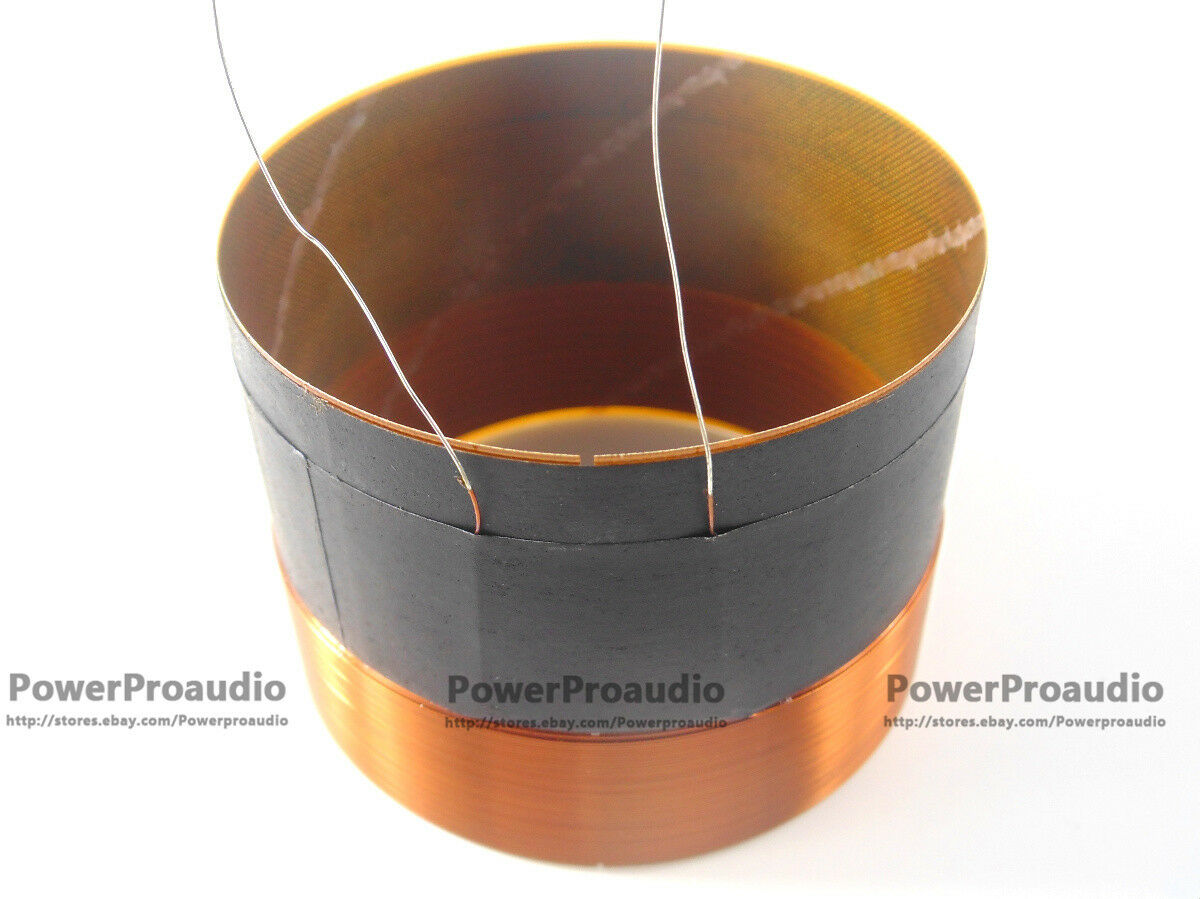 2PCS 64.0MM Audio Bass Speaker Voice Coil Subwoofer Woofer Sound 2 Layers