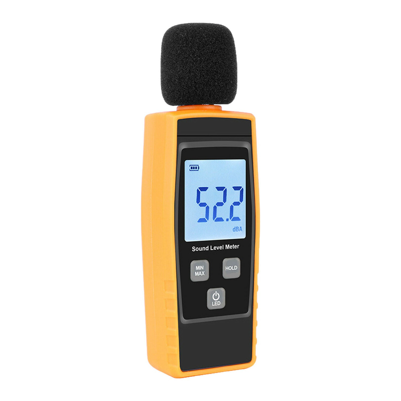Backlit Digital Sound Level Noise Meter Decibel dB Tester Data Hold Function