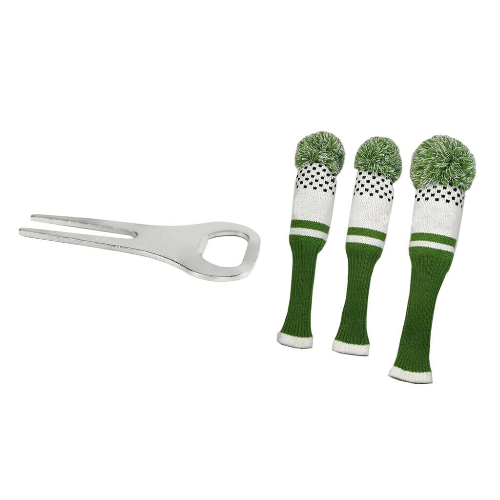Golf Putters Protective Socks Durable Premium Knitted Head Covers & Zinc Alloy