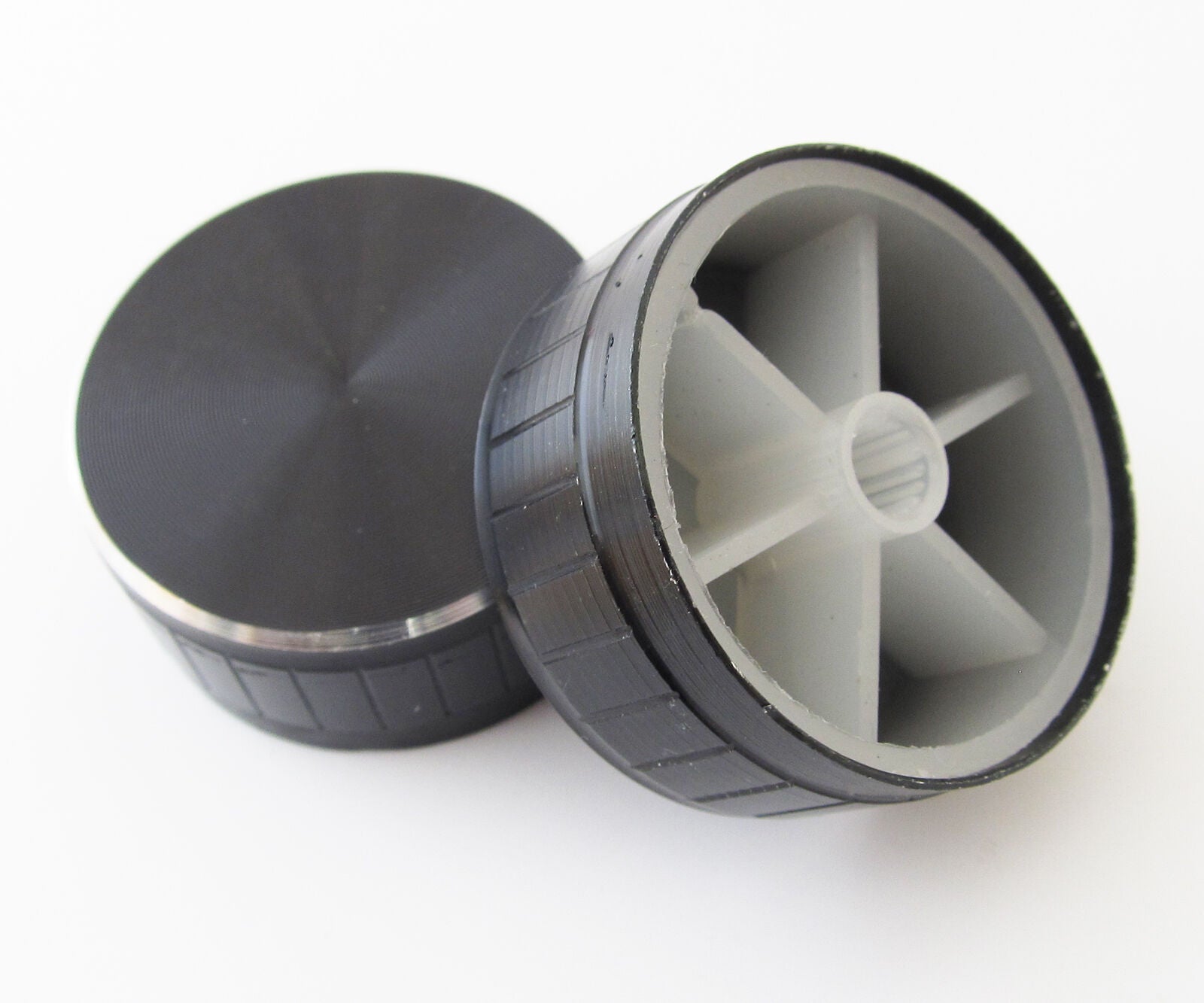 10pcs 3color 40x17mm Circular Knob Aluminium Cover for Audio Volume Tone Control