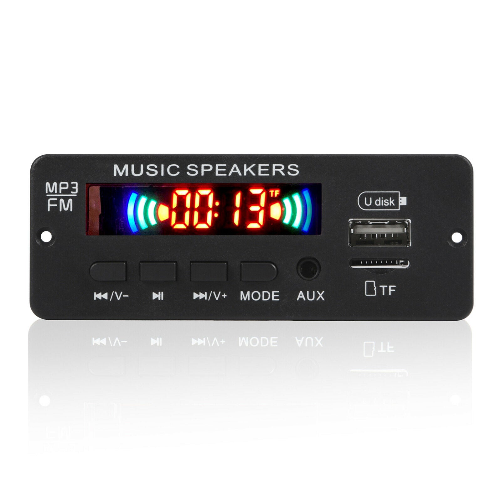 Bluetooth MP3 Player Decoding Board Module Amplifier Audio Support FM TF USB