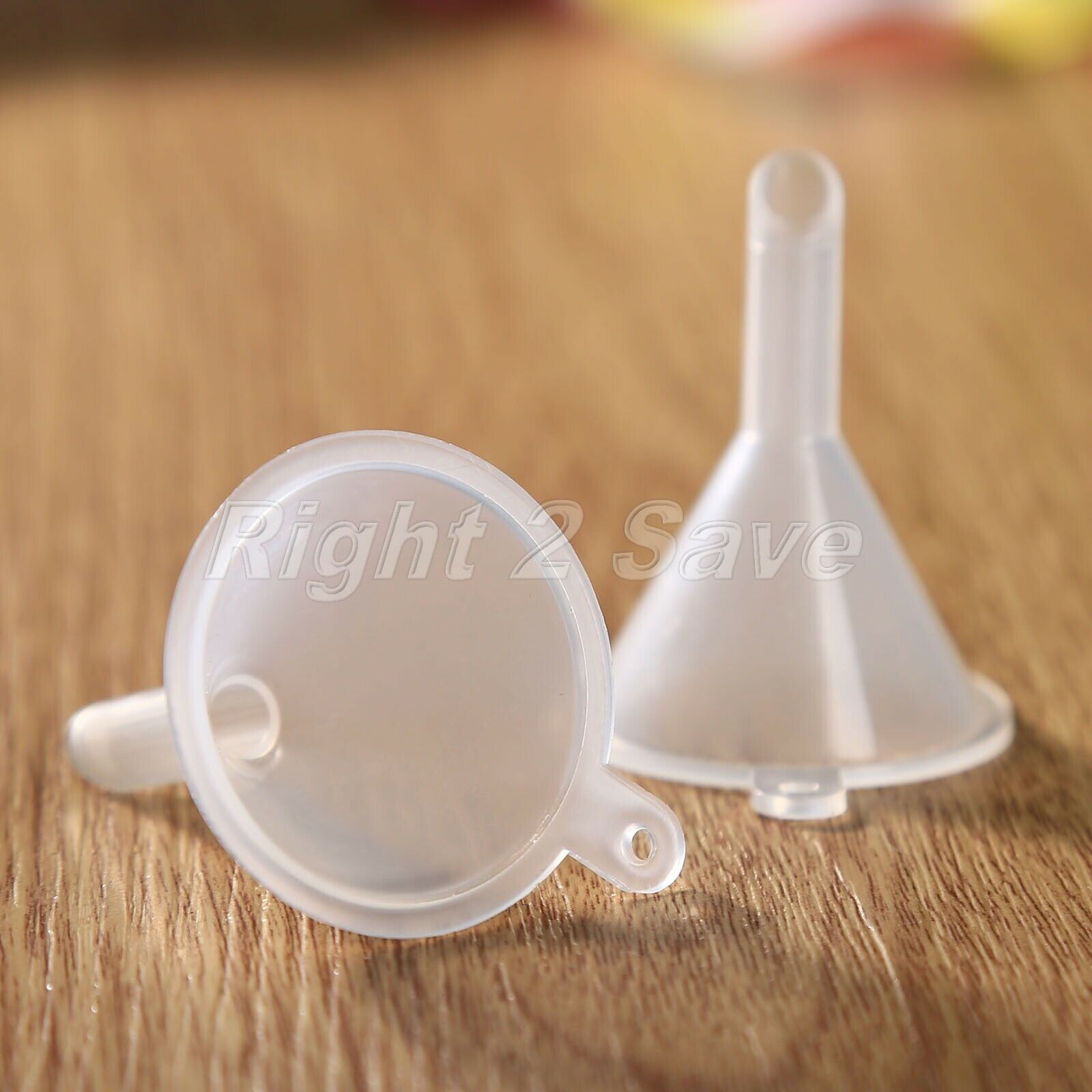 10Pcs Household Perfume Diffuser Bottle Oil Funnels Clear Plastic Bottle Funnel