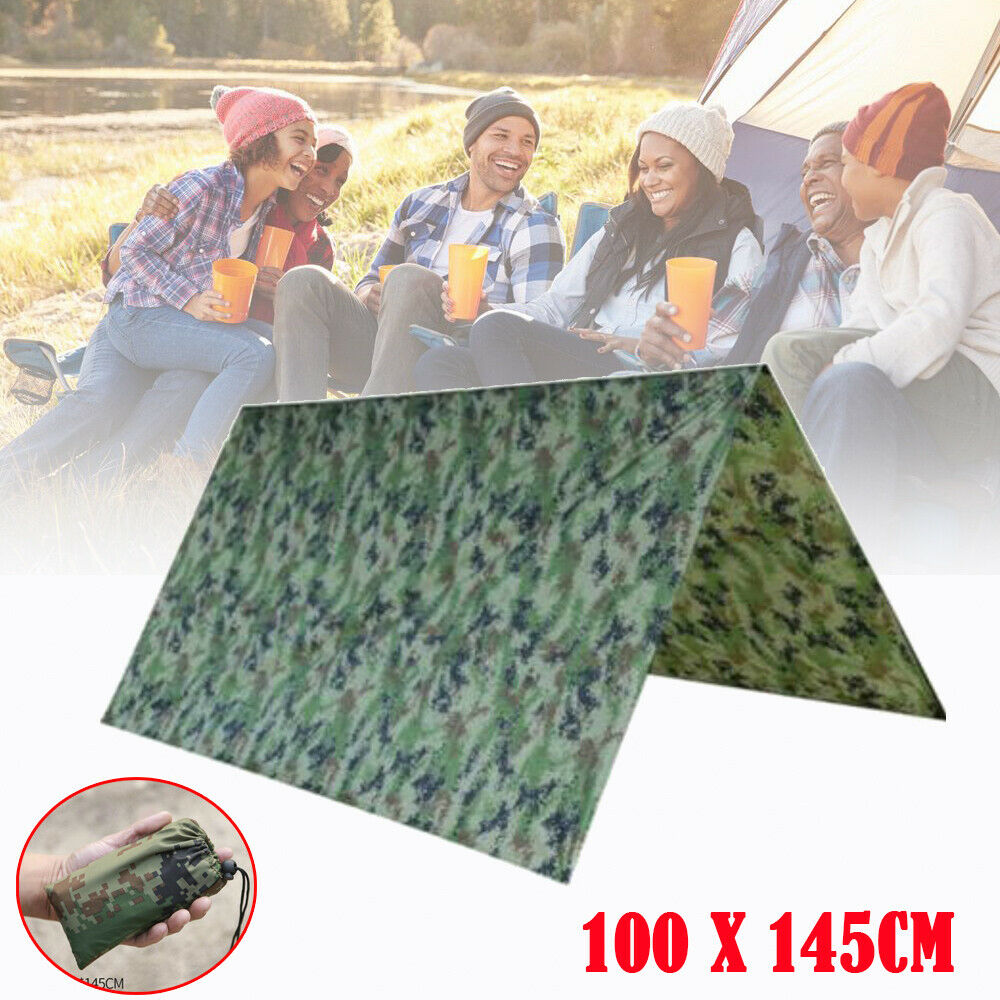 Waterproof Camping Tent Tarp Shelter Hammock Awning Sun Shade Rain Fly Cover