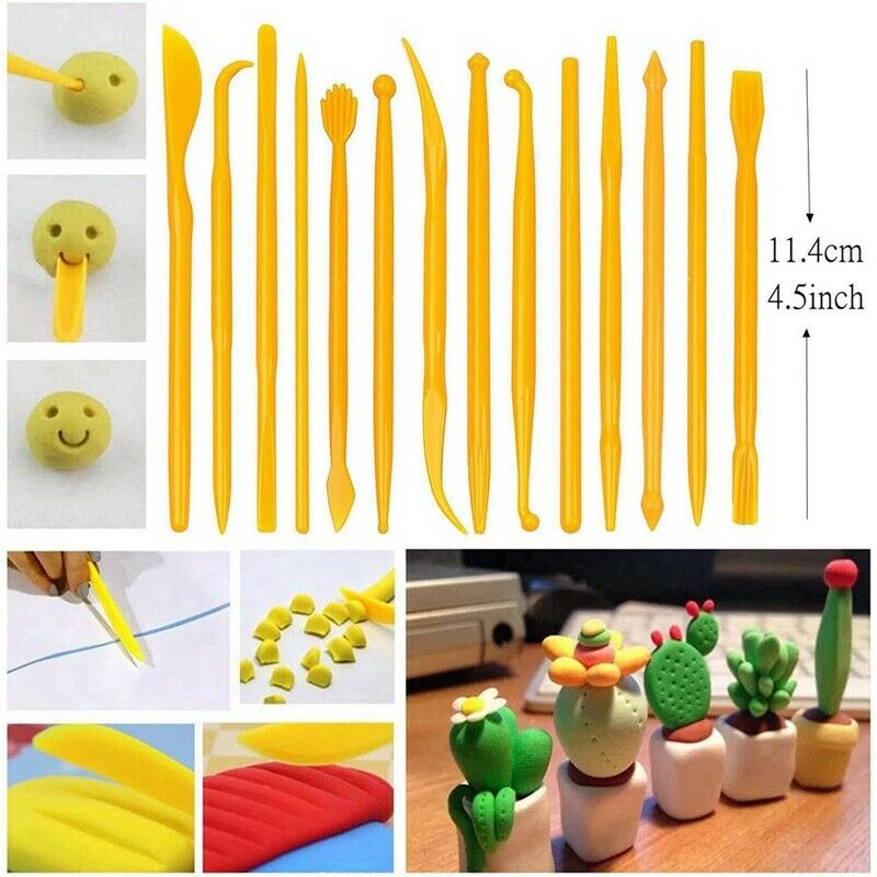 Polymer Clay Cutters,Plastic Clay Modeling Tool and Round Circle Shape CutteO6R7