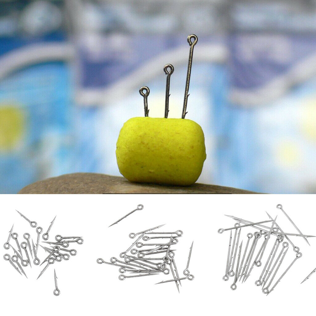 20Pcs High-carbon Steel Sea Fishing Worm Hooks Fishhook Live Bait Hooks S