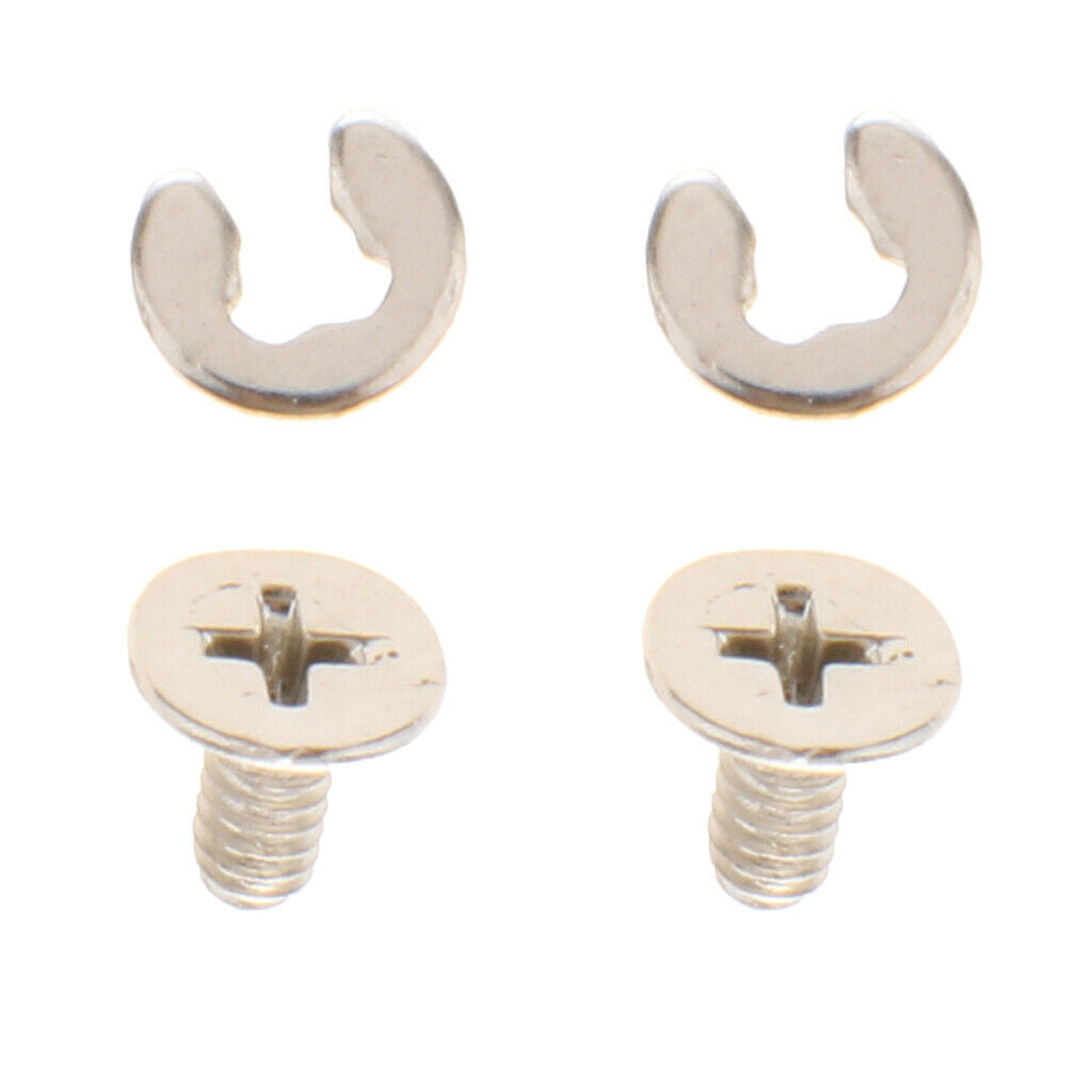 2Pair Battery Back Cover Screw Bolt Replacement For Nintendo New 3DS XL LL .