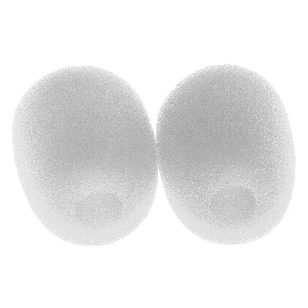 Pack Recording Microphone Sponge Foam Mic Protection Cover Accessory White