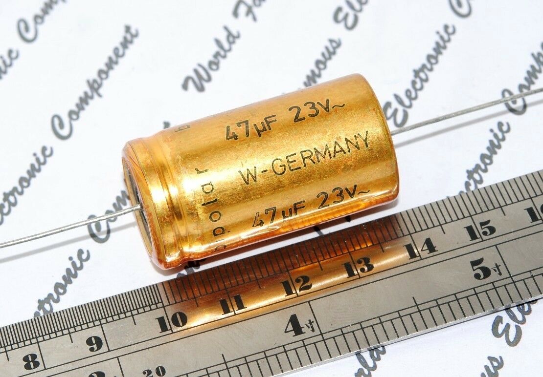 1pcs - ROE EGW 47uF (47µF) 23Vac (63V) Bipolar Axail Capacitor - For Audio BP