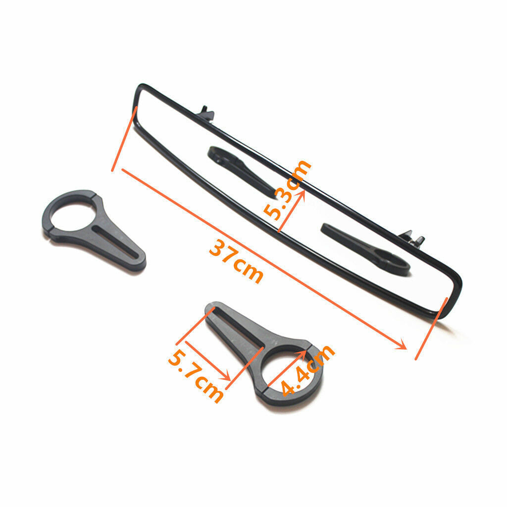 1.75" Clamp UTV 15" Rear View Race Mirror for Polaris RZR800 XP900 XP1000