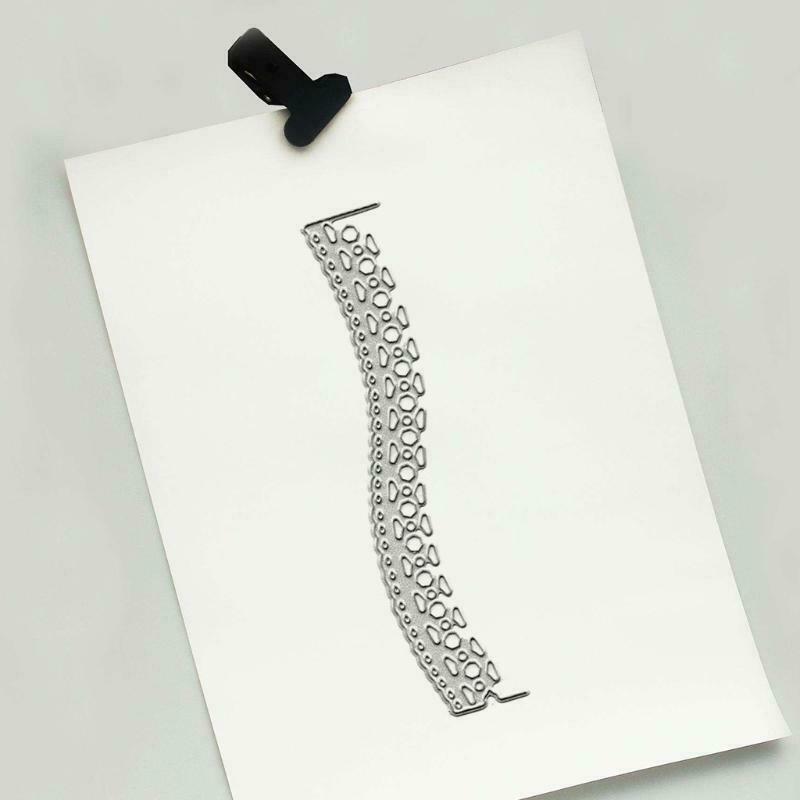 Wave Stripe Border Metal Cutting Die Cuts Stencils for DIY Crafts Scrapbooking