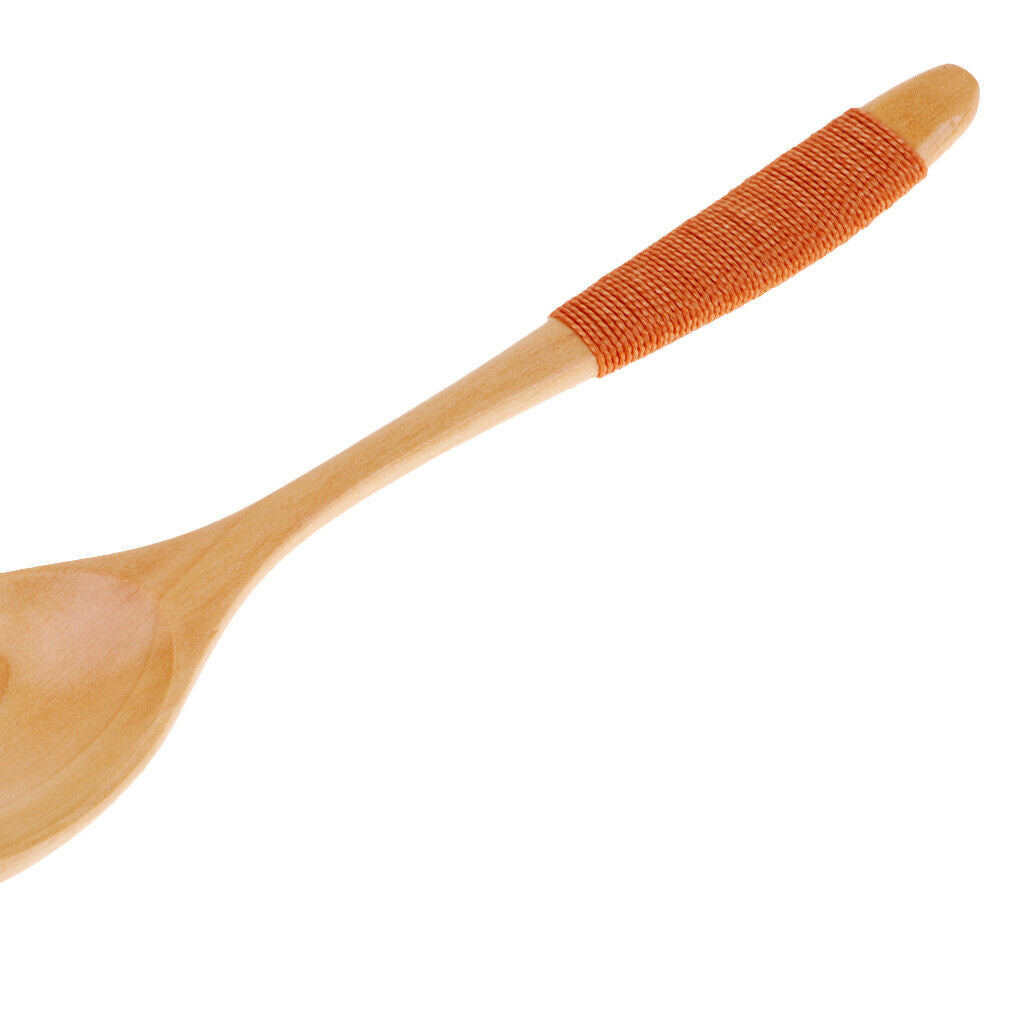 Exquisite Creative Wooden Spoon Fork Travel Lunch Flatware Khaki Spoon