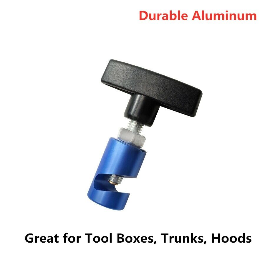 Universal Car Lift Support Clamp Aluminum Anodized for Tool Boxes Trunks Hoods
