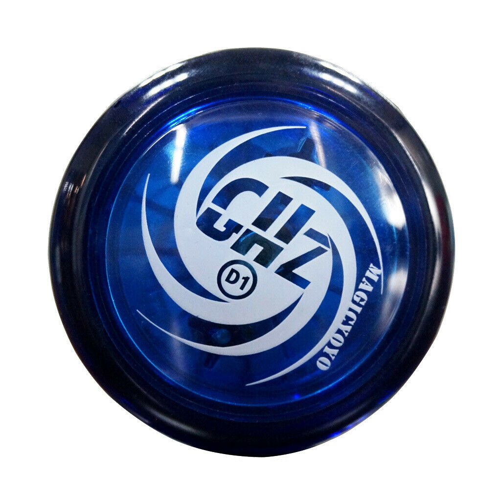 D1 Spin Ball Professional YoYo Size E Bearing with String Blue