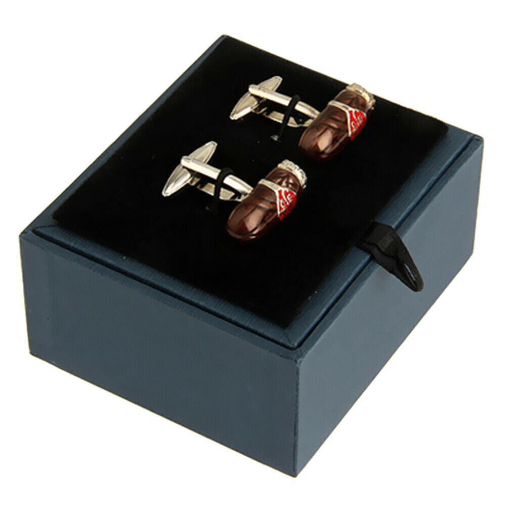 Luxury Storage Display Box Case Holder for Cufflinks Studs Rings Trinkets