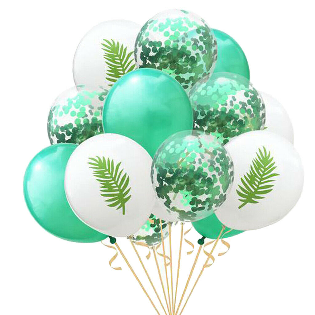 15 Pieces Latex Balloons with confetti Wedding Birthday Party Decorations 2