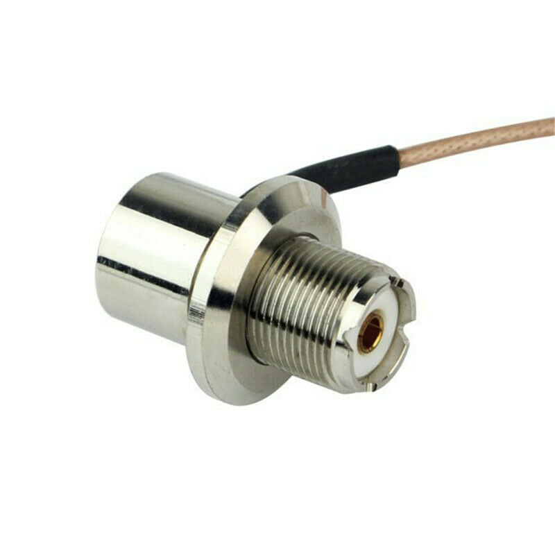 Coaxial Cable PL-259 Male to Female for YAESU Walkie Talkie Mobile Radio Antenna