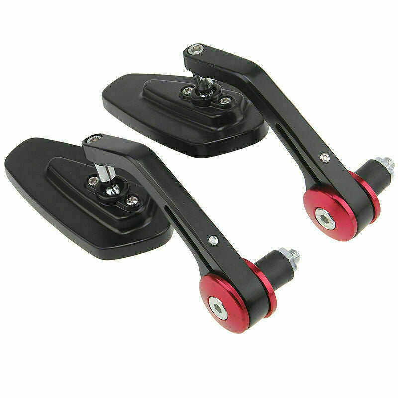 Rear View Side Mirror Handle Bar End Universal Motorcycle Scooter Sport Bike