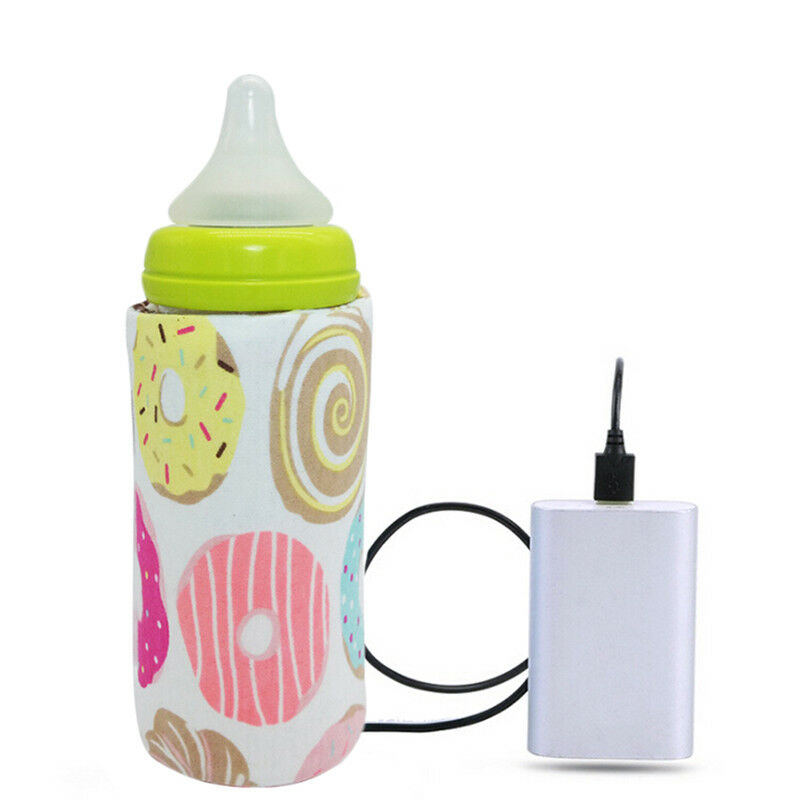 Portable Bottle Warmer Heater Travel Baby Kids Milk Water USB Cover Pouch Sof SJ