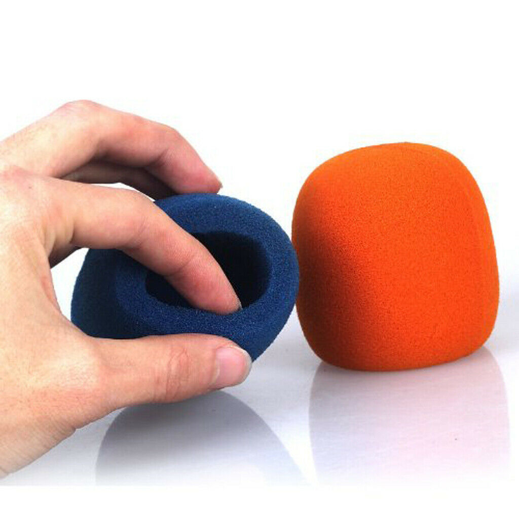 5 Pcs Studio Microphone Foam Mic Shield Cover for KTV/Home Red