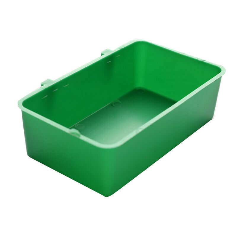 Multifunction Creative Green Food Tray Parrot Bathtub Animal Cage Shower .l8