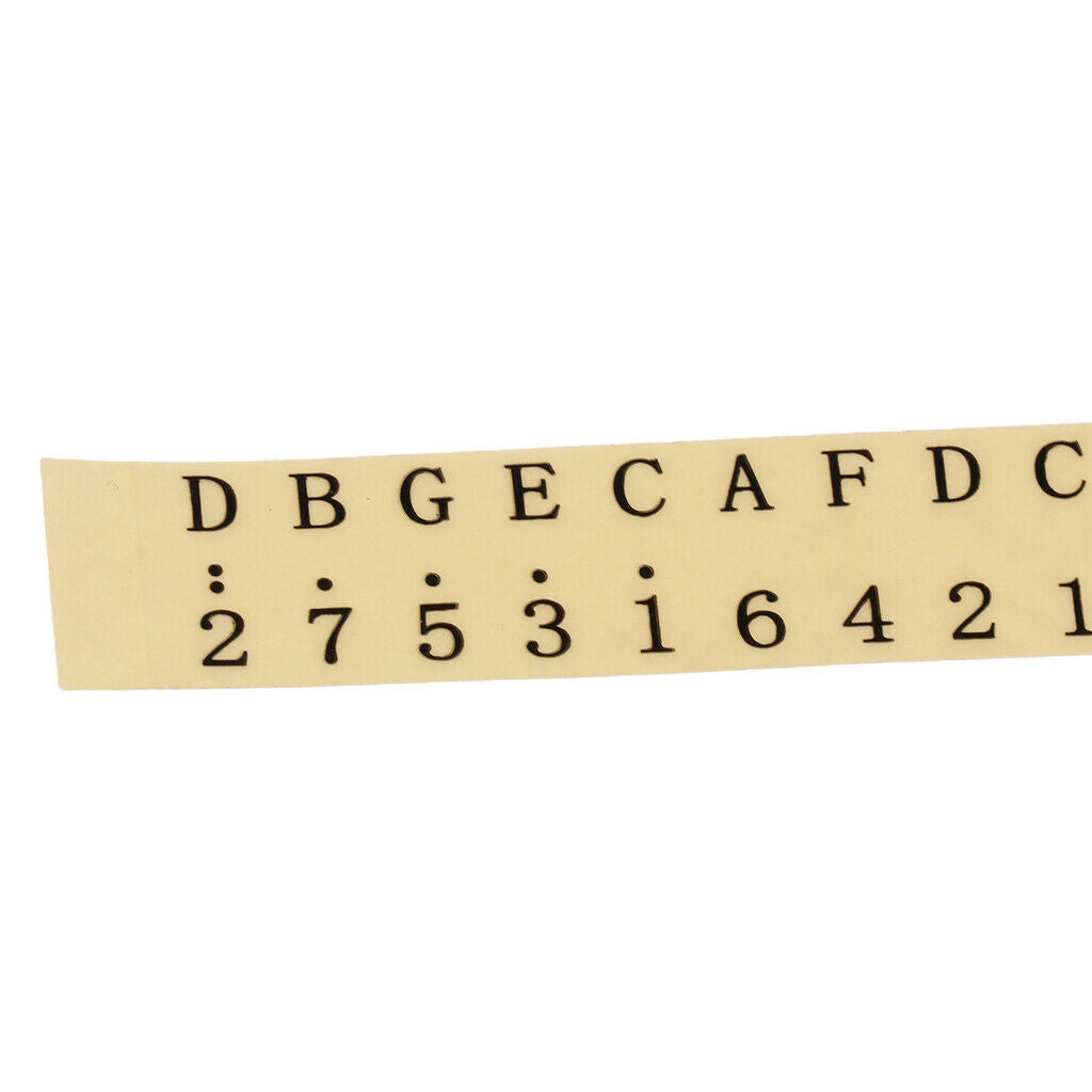 2pcs 17 Key Kalimba Note Key Stickers for Beginner Musical Gift Kalimba Accs