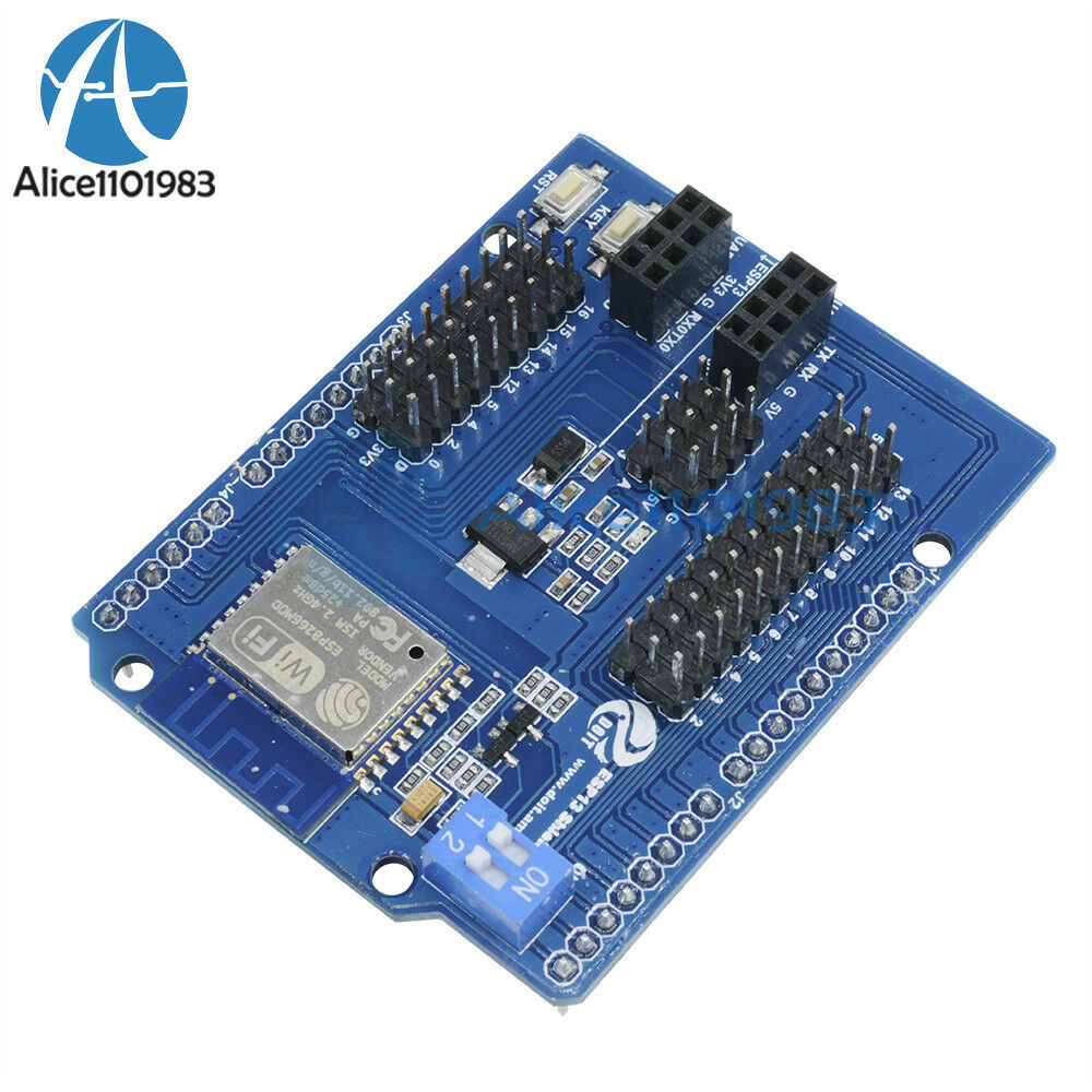 For Arduino UNO R3 ESP8266 Web Sever Serial WiFi Shield Board Module + ESP-13