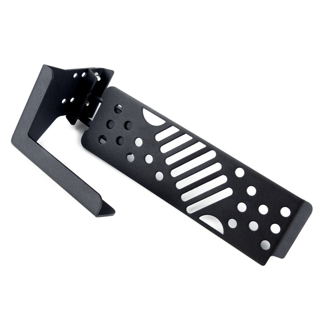 Steel Pedal Left Side Foot Rest Kick Panel fit for 07-17 Jeep Wrangler JK Atn