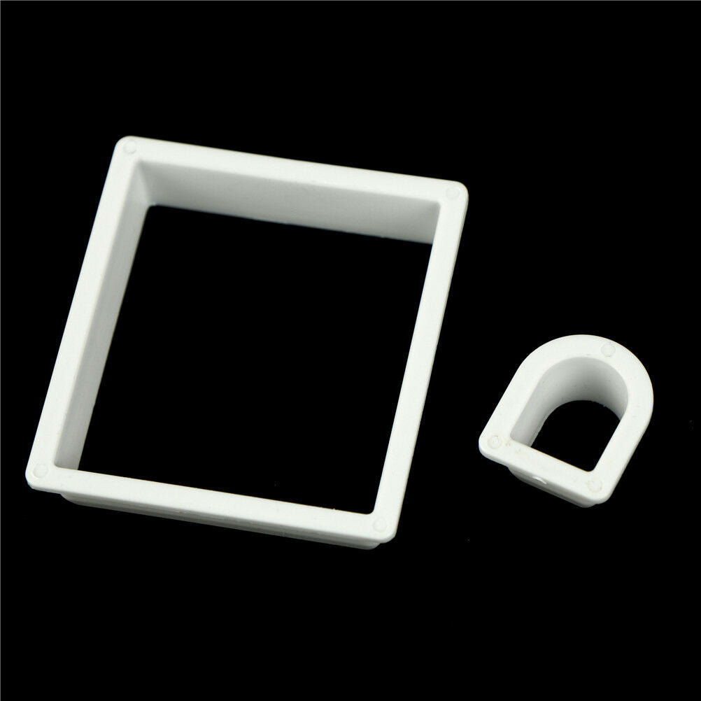 8pcs Christmas House Plastic Fondant Cookie Cutter Mold DIY Cake Decorati.l8