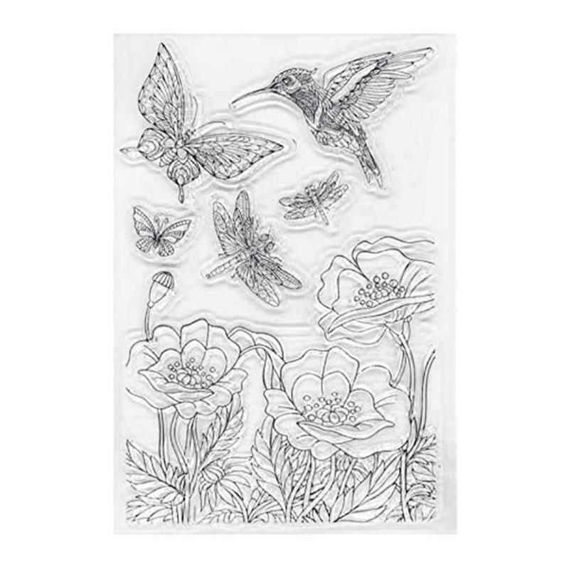 Hummingbird Silicone Clear Seal Stamp DIY Scrapbooking Embossing Photo Album