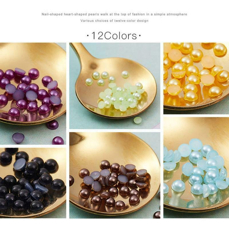 Beads Pearls For Crafts DIY Decoration Nail Art Jewelry Findings Accessories