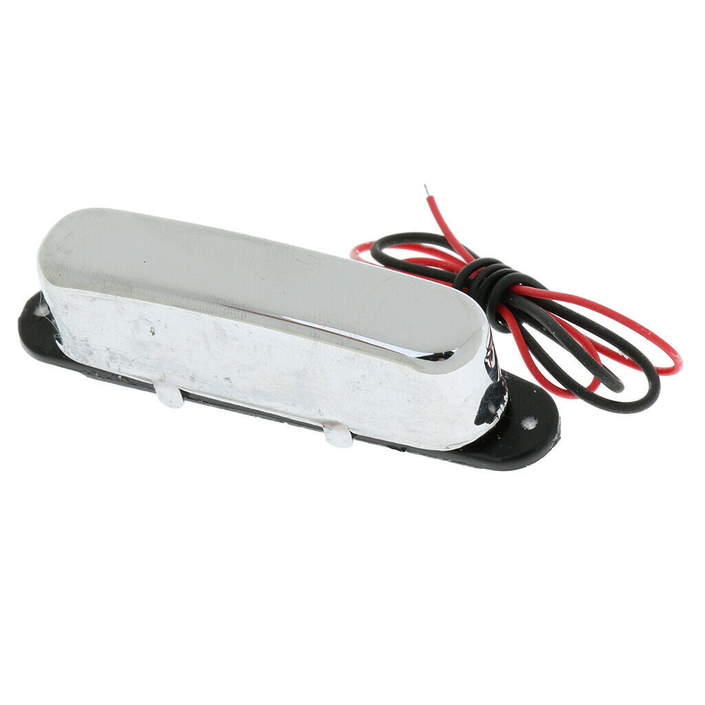 DIY Alloy Electric Guitar Neck Single Coil Pickup Chrome for   Guitar