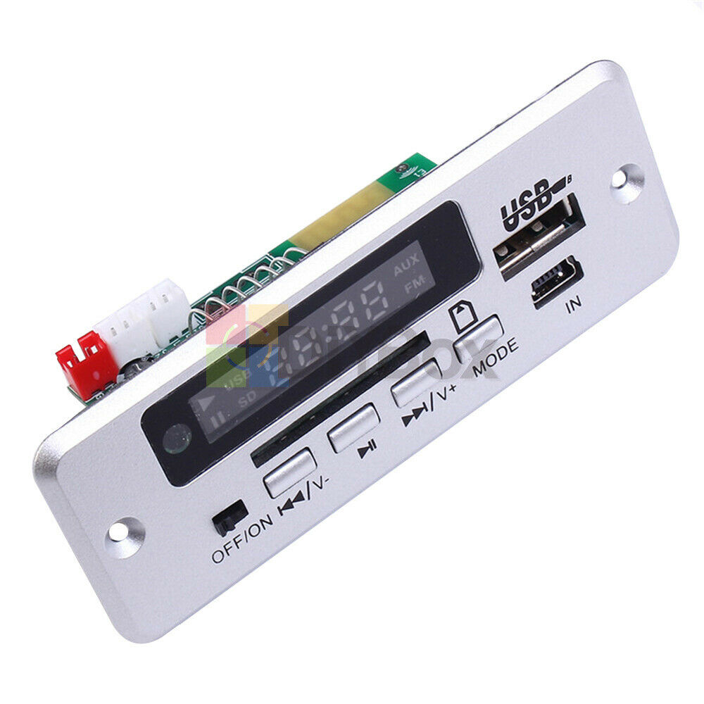 5V Mini MP3 Decoding Board Bluetooth Call WAV Module U-Disk& TF Card& Amplifier
